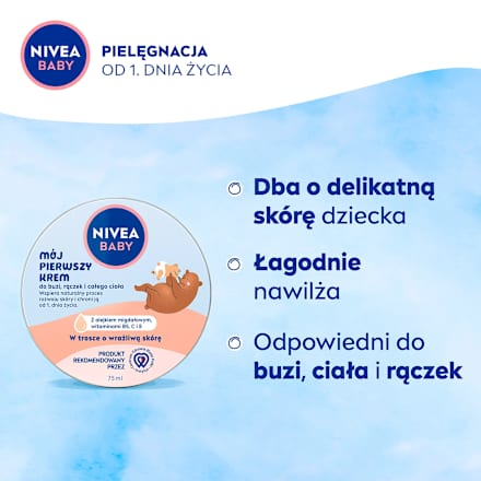 Krem do buzi, rączek i całego ciała Mój pierwszy krem NIVEA BABY