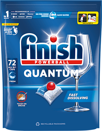 Quantum All in 1 kapsle do myčky nádobí Finish