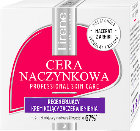 Krem regenerujący Cera Naczynkowa Lirene