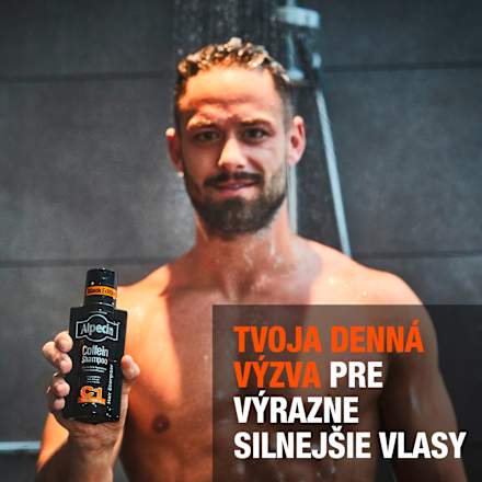 Kofeínový šampón C1 Hair Energizer Black Edition Alpecin