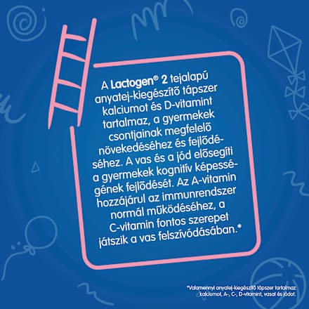 LACTOGEN 2 Tejalapú anyatej-kiegészítő tápszer 6hó Nestlé