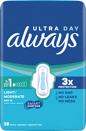 Binden Ultra Normal mit Flügel Sparpackung always