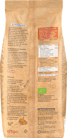 Bio mešanica za pripravo kruha brez glutena z 41 % semen dmBio