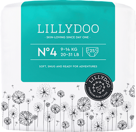 Windeln Gr. 4 (9+ kg) LILLYDOO