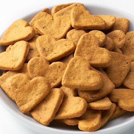 Knabbergebäck Pikante Olive-Paprika Herzen dmBio