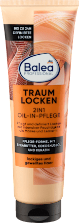 Trattamento per capelli Ricci da Sogno 2 in 1 con olio Balea PROFESSIONAL