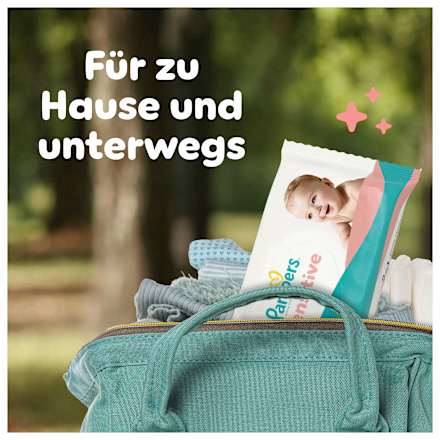 Feuchttücher sensitive (15x80 St), Vorteilspack Pampers
