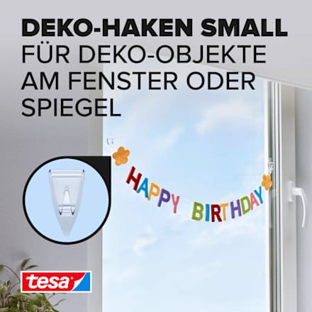 Dekohaken Powerstrips® transparent Set 5tlg tesa