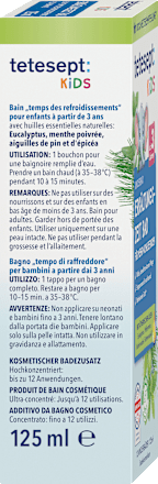 Kinder Badezusatz Erkältungszeit Bad tetesept: KIDS