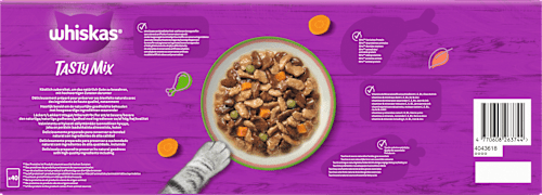 Nassfutter Katze Chef's Choice in Sauce, Tasty Mix Megapack (40x85 g) Whiskas