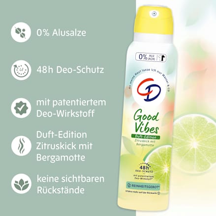 Deospray Good Vibes CD