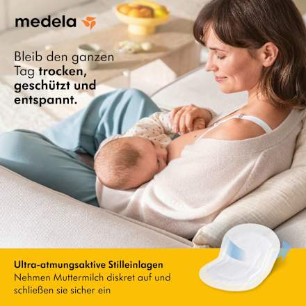 Stilleinlagen ultra atmungsaktiv Medela