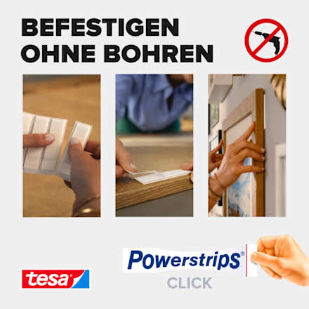 Powerstrips CLICK Medium Slim tesa