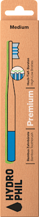 Zahnbürste Premium medium / natur & atlantic ocean Hydrophil