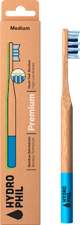 Zahnbürste Premium medium / natur & atlantic ocean Hydrophil