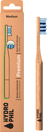 Zahnbürste Premium medium / natur & atlantic ocean Hydrophil