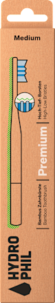 Zahnbürste Premium medium / natur & atlantic ocean Hydrophil