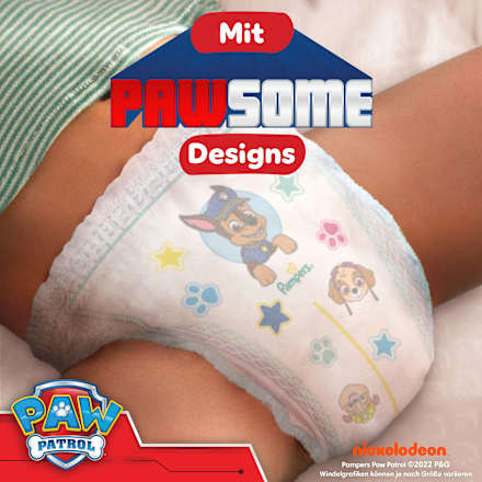 Baby Pants Baby Dry Gr.5 Junior (11-17 kg) Limited Edition Paw Patrol, Monatsbox Pampers