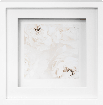 Bilderrahmen Vierkant 20x20 cm, weiß Paradies