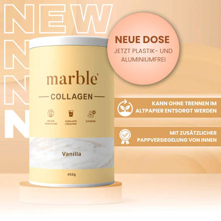 Kollagenpulver Vanille marble