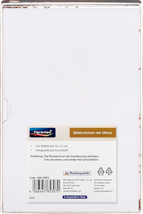 Bilderrahmen Konfetti Paradies