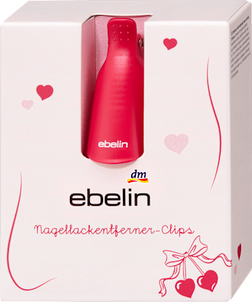 Nagellackentferner-Clips "Cherry Love" ebelin