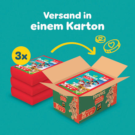 Baby Pants Gr. 6 Extra Large (13-19 kg) Limited Edition Paw Patrol Monatsbox Pampers baby-dry