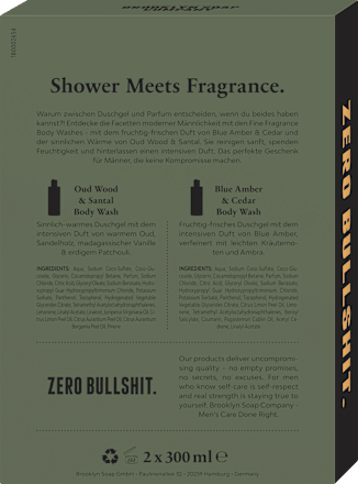 Geschenkset Shower like a Boss 2 tlg Brooklyn Soap Company