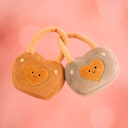 Plüschliebesschloss, grau-beige Dekorieren & Einrichten