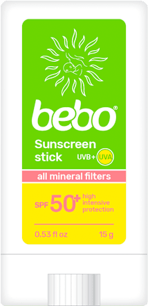 Слънцезащитен стик SPF50+ bebo