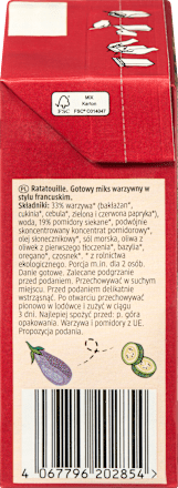 bio zeleninová směs Ratatouille dmBio