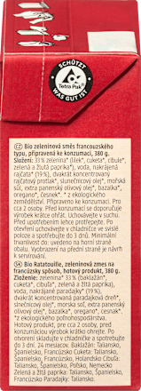 bio zeleninová směs Ratatouille dmBio