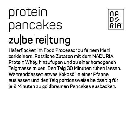 Whey Proteinpulver, geschmacksneutral, ungesüßt  Naduria