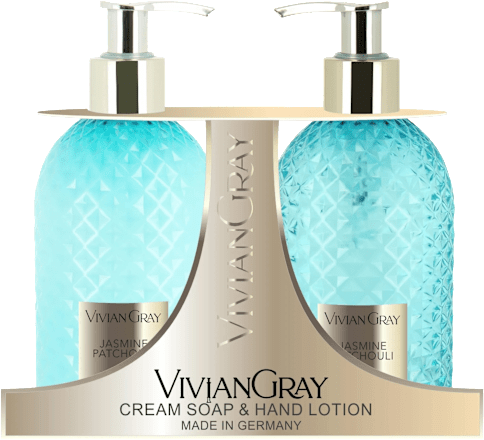  Set Jasmine & Patchouli Săpun lichid cremos + Cremă de mâini  VIVIAN GRAY