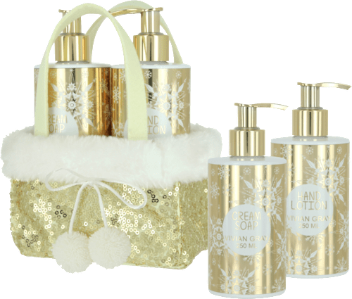 Set cadou Golden Glitters Săpun + Cremă VIVIAN GRAY