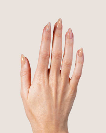 Künstliche Nägel, Soft Gel Press Ons Pastel Swirl Short Almond Doonails