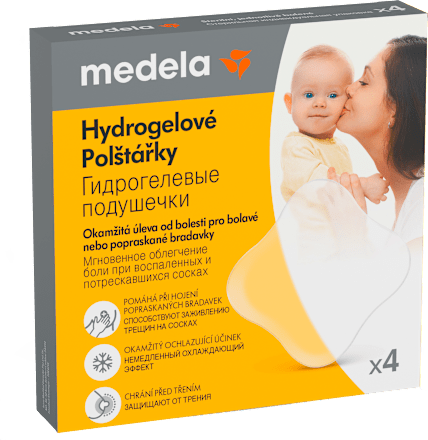 Hydrogélové vankúšiky na prsníky Medela