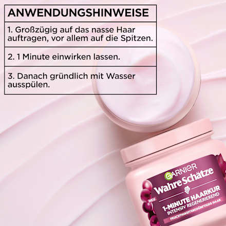 Haarkur 1-Minute Traube Wahre Schätze