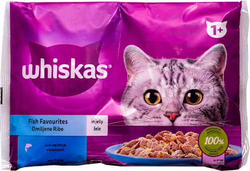 Mokra hrana za mačke - Omiljene ribe u želeu Whiskas