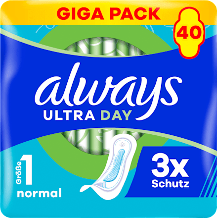 Binden Ultra Days 1 Normal Giga Pack always