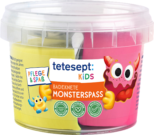 Badeknete Monster Kinder Badespaß 2x50g tetesept: KIDS