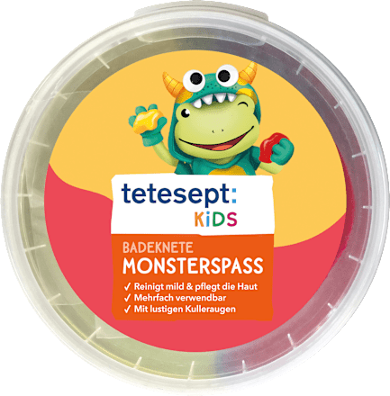 Badeknete Monster Kinder Badespaß 2x50g tetesept: KIDS