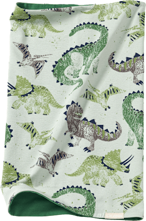 Loop Schal Pro Climate mit Dino-Muster, grün ALANA