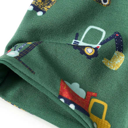 Loop Schal Pro Climate mit Bagger-Muster, grün ALANA