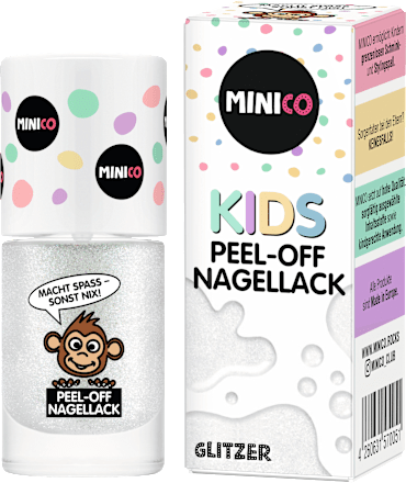 Nagellack Peel-Off Glitzer für Kinder MINICO