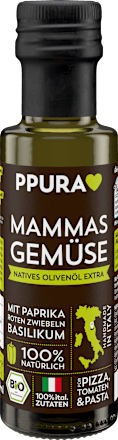 natives Olivenöl extra "Mammas Gemüse" mit Paprika, roten Zwiebeln & Basilikum PPURA