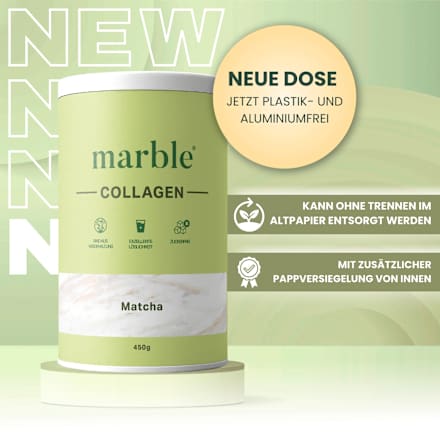 Kollagenpulver Matcha marble