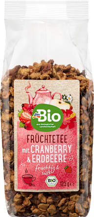 Früchtetee-Mischung Cranberry & Erdbeere, lose dmBio