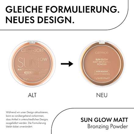 Bronzing Puder Sun Glow Matt 35 Universal  CATRICE