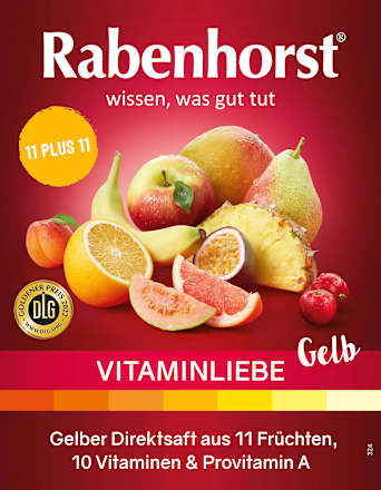 Direktsaft, Vitaminliebe, gelb Rabenhorst